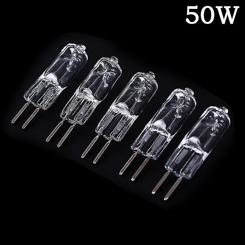 Packung Mit 5 G5.3 35w/50w Halogenlampen, Jc-sockel, 220v, Gelbes Licht.