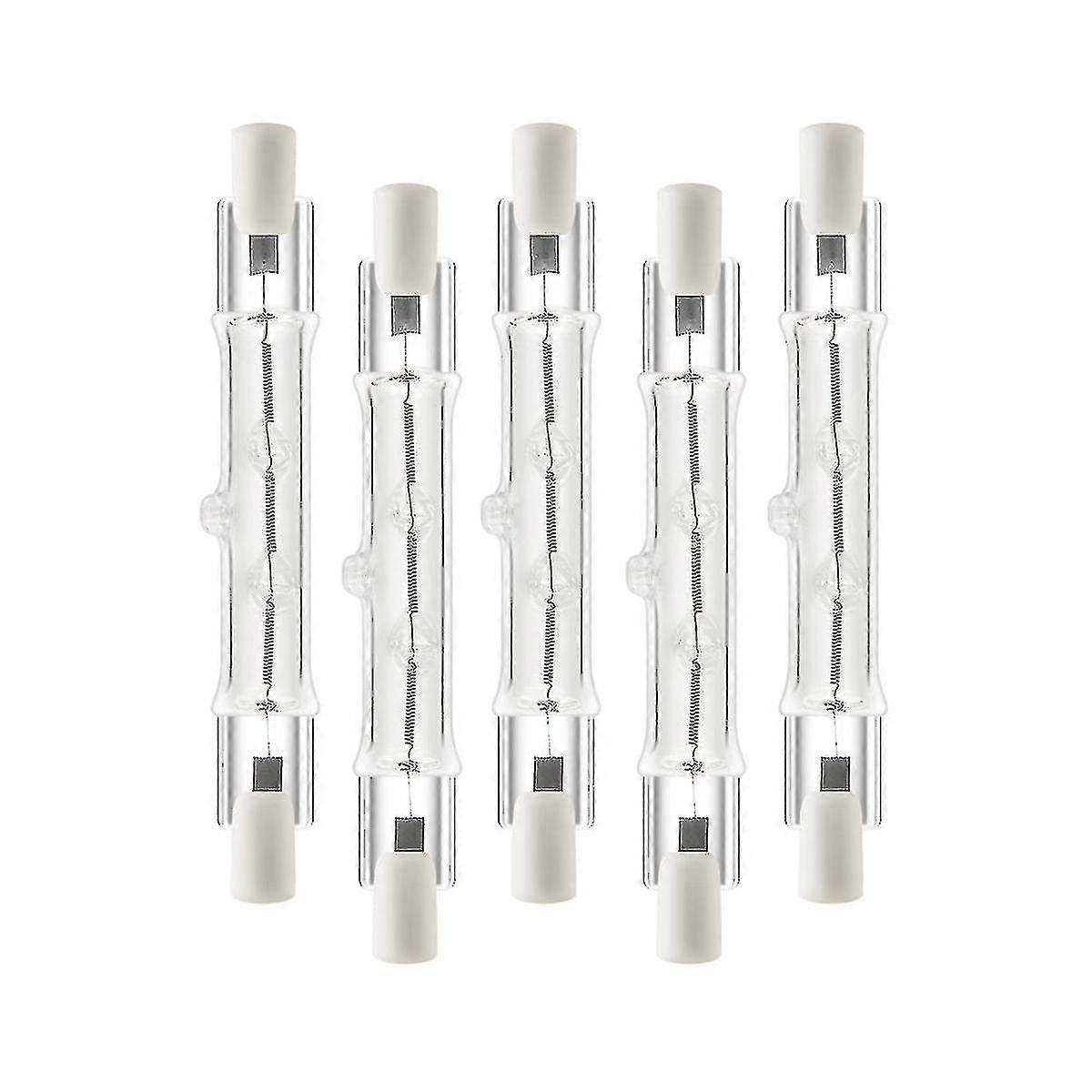 R7s Halogenlampe, 5er-pack, 118 Mm, 300 W, 230 V, Dimmbar, Für Lineare Beleuchtung