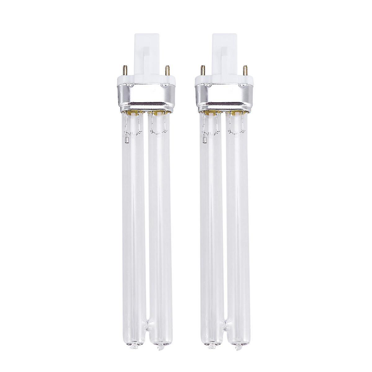 Packung Mit 2 X 11w Uv-ultraviolett-desinfektionslampen, Uv-sterilisationslampen Für Aquariensterilisatoren (g23-sockel)