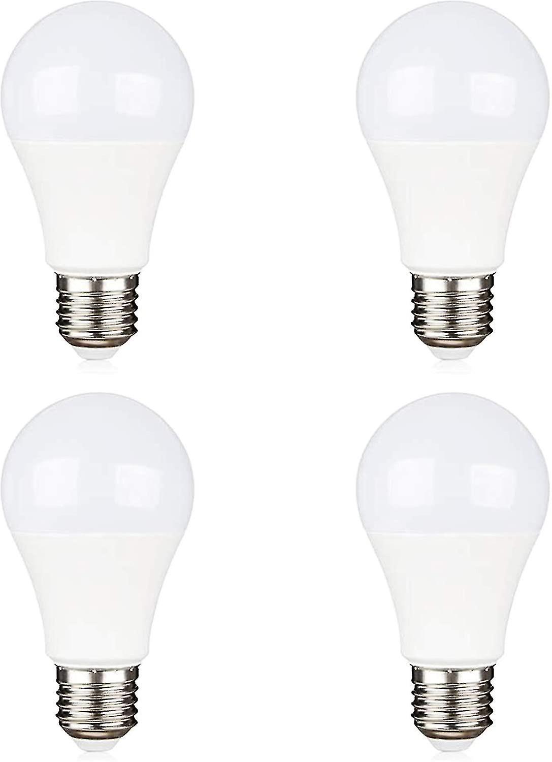 E27 9w Kaltweiße 6000k Led-lampen (entspricht 75w Halogenlampen), 12v, 12v/24v Netzteil, 4er-pack.