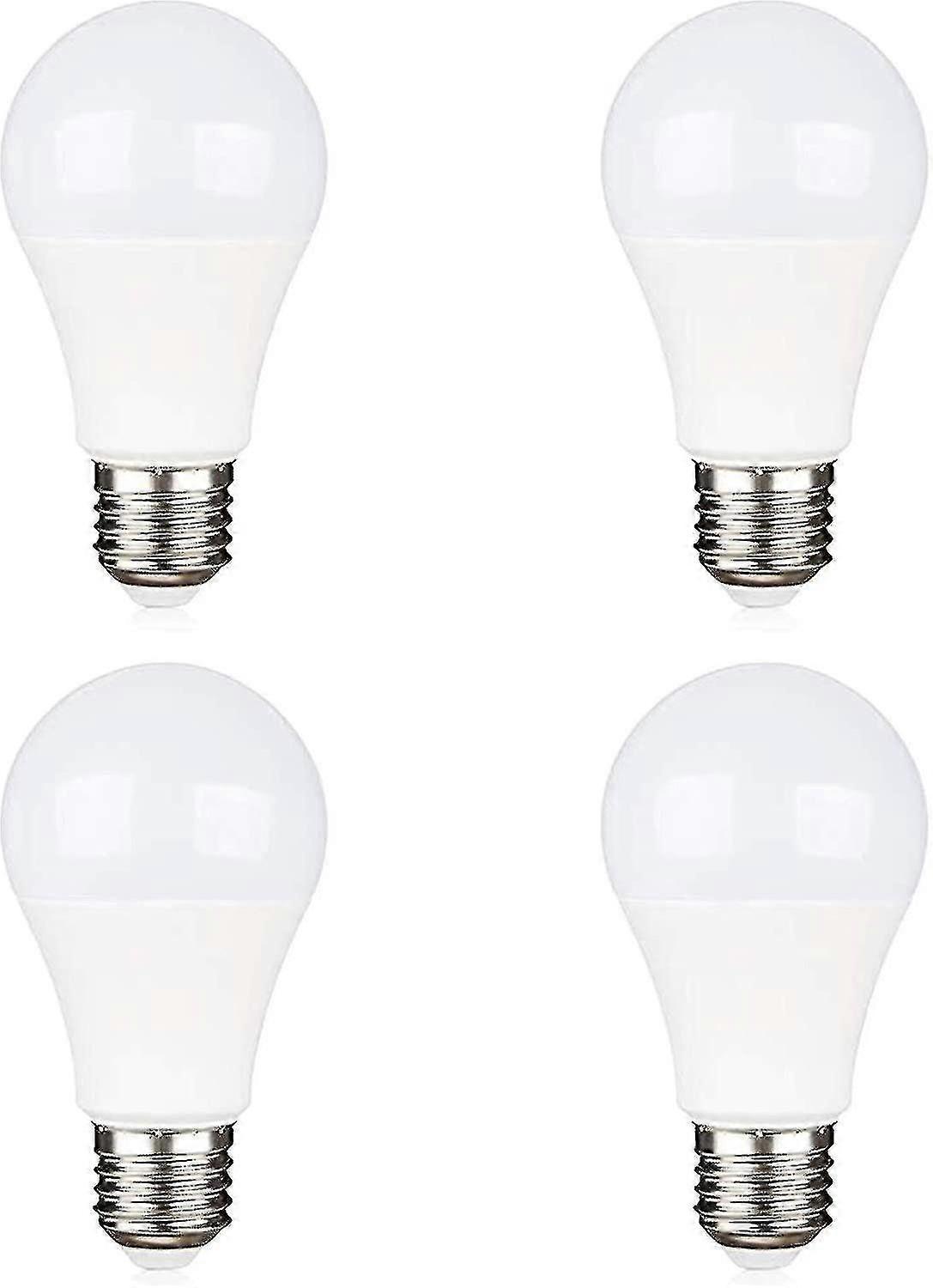 E27 9w Led-lampen (entspricht 75w Halogenlampe), 12–24v Ac/dc, 6000k Kaltweiß, 4er-pack