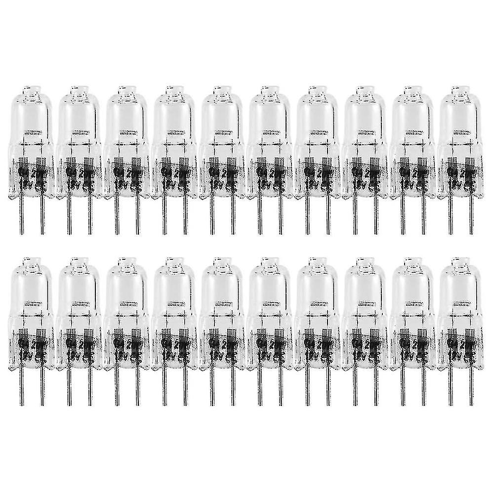 Packung Mit 20 G4-halogenlampen, 20 W, 12 V, 2-polig, Klar, Für Herdbeleuchtung, Signa-yuhao
