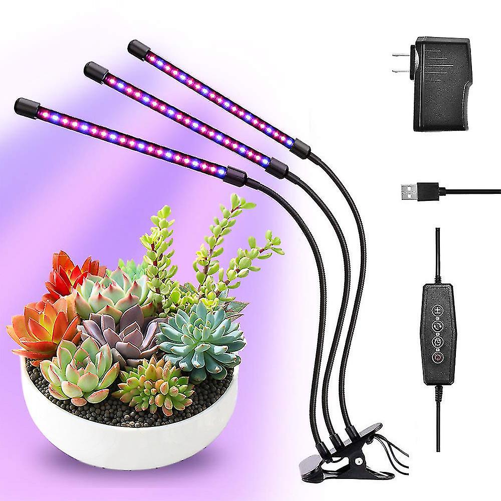 30w 60 Led-pflanzenlampe Mit Timer Für Zimmerpflanzen - Yuyu