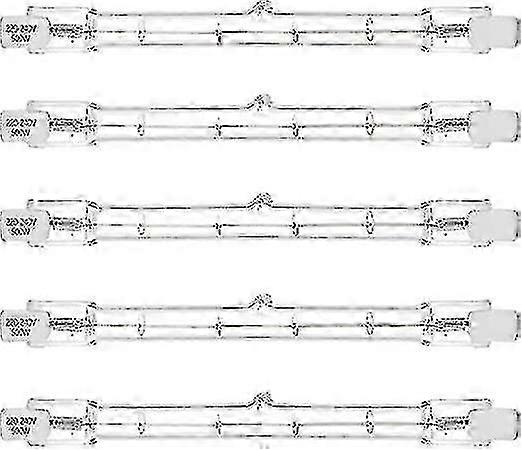 R7s 500w Sicherheits-halogenlampe, 5er-pack, J118 Linearstrahler, 118 Mm