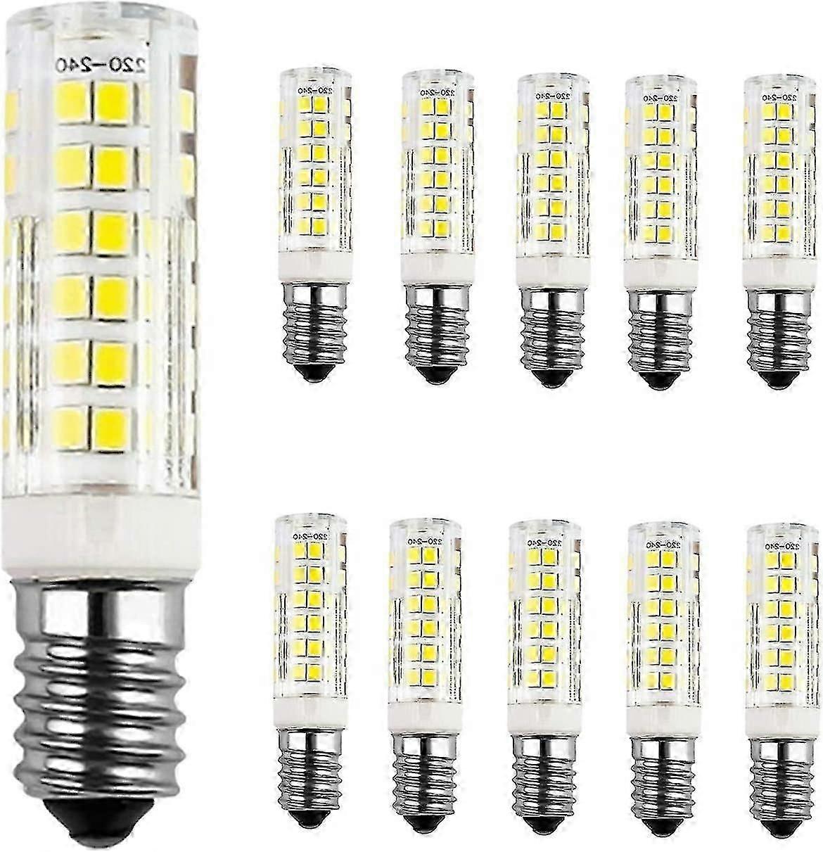 10er-pack E14 9w Led-lampen, 6000k Kaltweiß, Entspricht 60w, 220-240v, 680lm, 360° Abstrahlwinkel, Nicht Dimmbar