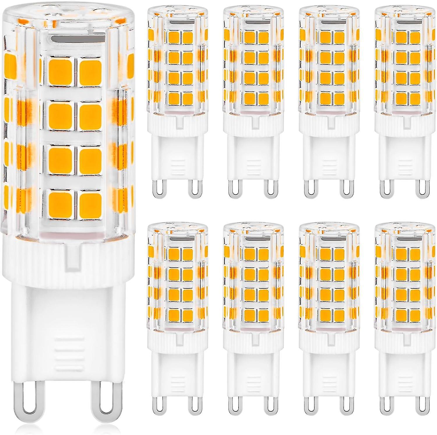 Packung Mit 8 G9 Led-lampen, 5w, Warmweiß 3000k, 500 Lm, Entspricht Einer 50w Halogenlampe, 220-240v Ac, Nicht Dimmbar, Flimmerfrei, Für Schlafzimmer.