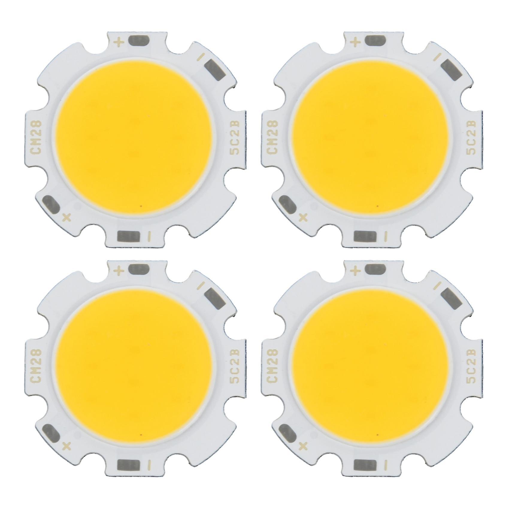 4er-pack Runde 5-w-cob-led-lampen, Ultrahell, Warmweiß, 15–17 V Dc – Yuyu