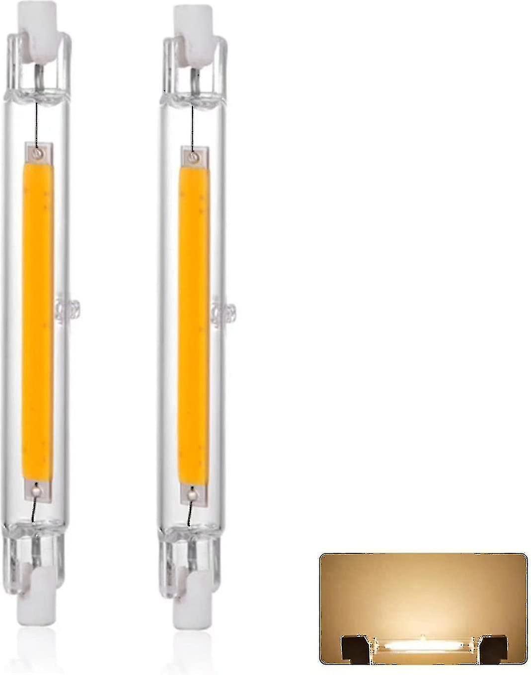 R7s Led-lampe, 78–118 Mm, 5–20 W, Dimmbar, Warmweiß (3000 K), 3000 Lm, Linearer Lichtstrahl, Ersetzt Eine 300-w-halogenlampe (j118).