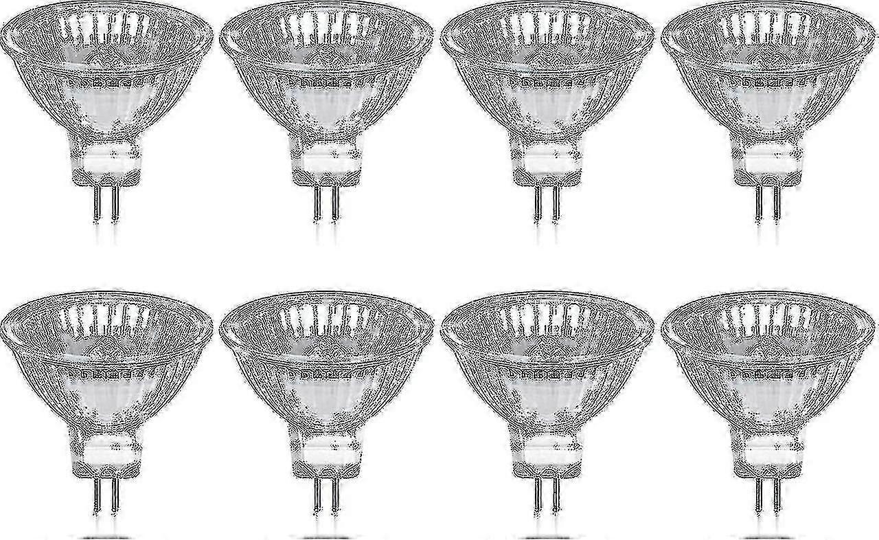 Mr16 Gu5.3 35w/50w 12v Dimmbare Halogenlampe, Warmweiß 2800k, 400 Lm, 2-pin-sockel, 8er-pack.