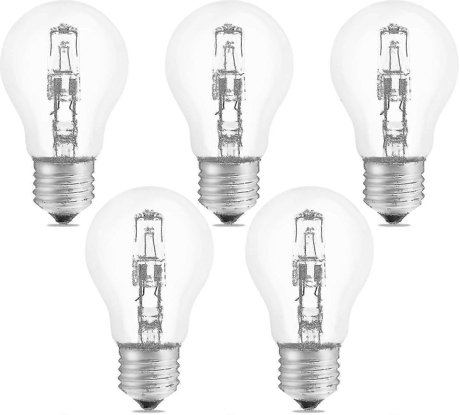 E27 42w Dimmbare Halogenlampe, Warmweiß 2700k, 650 Lm, 5er-pack