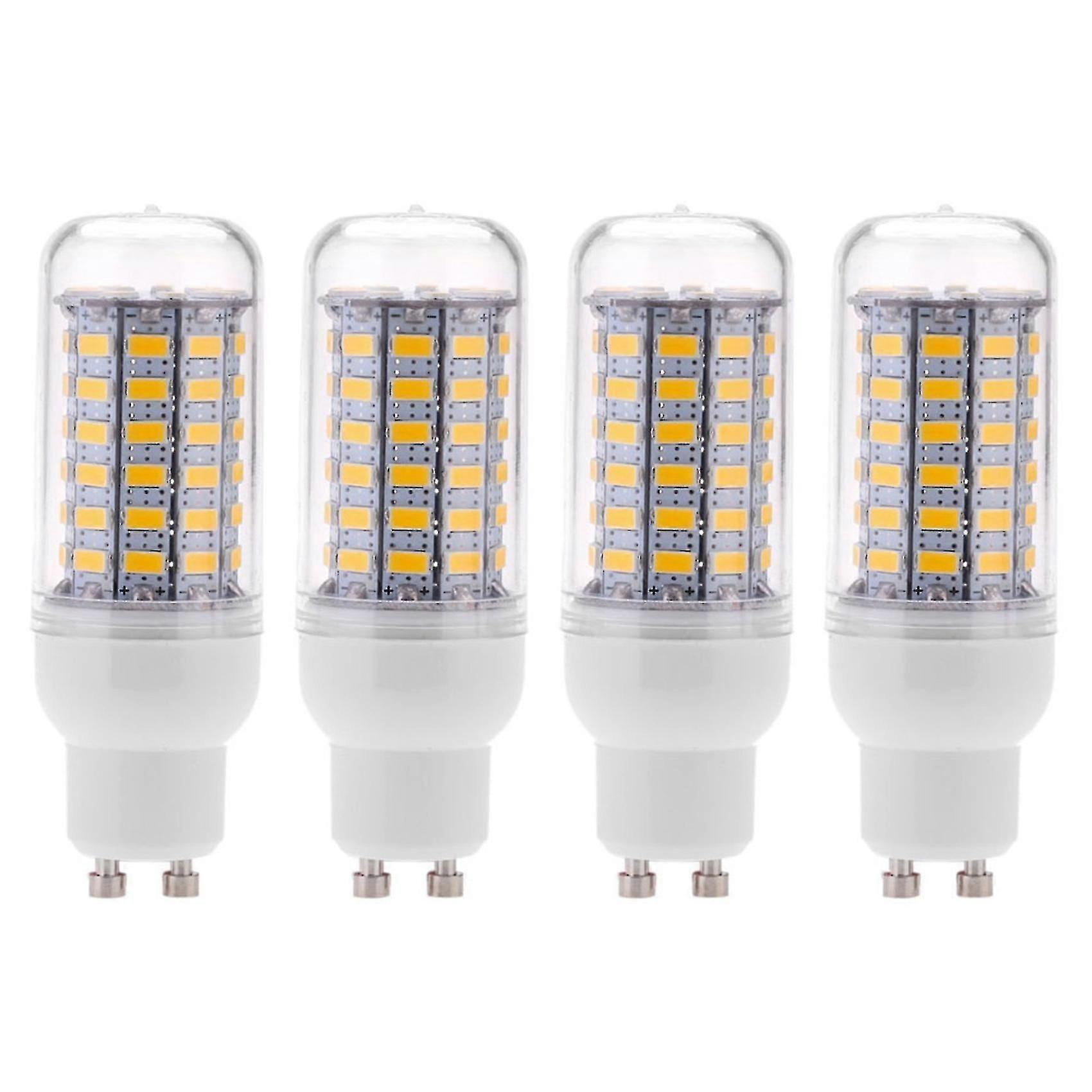 4er-pack Led-maiskolbenlampen, 10 W, 5730 Smd, 69 Leds, Warmweiß, 360°-beleuchtung, Energiesparend, 200–240 V