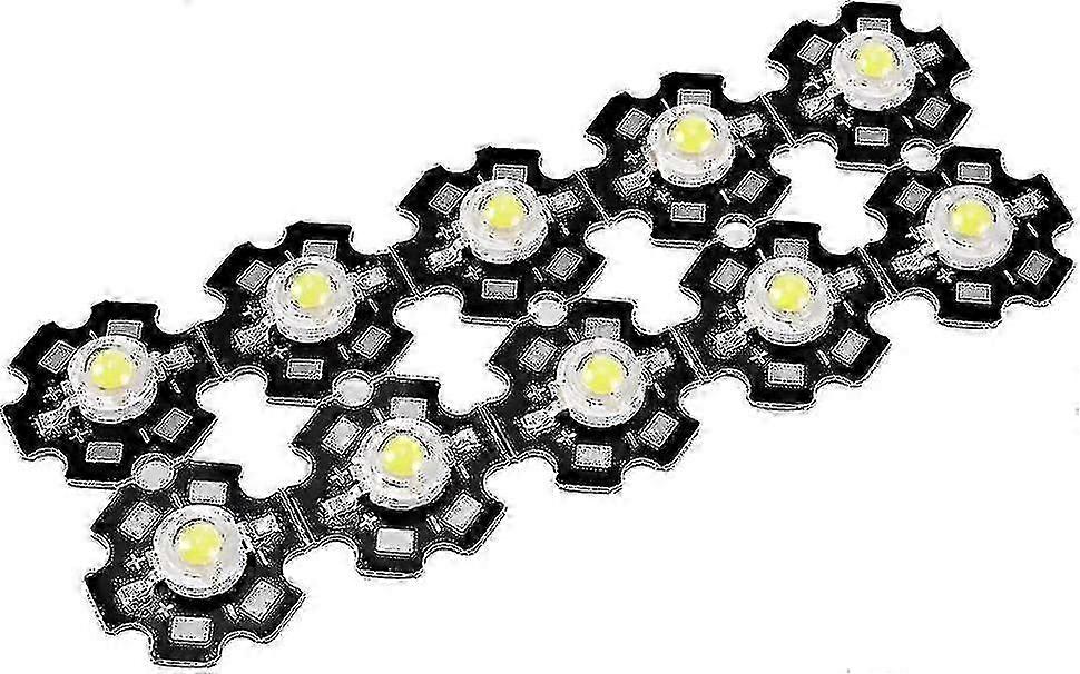 Packung Mit 10 Ultrahellen, Leistungsstarken 1w 350ma Cob-led-lampen, Reinweißes Licht Für Strahler