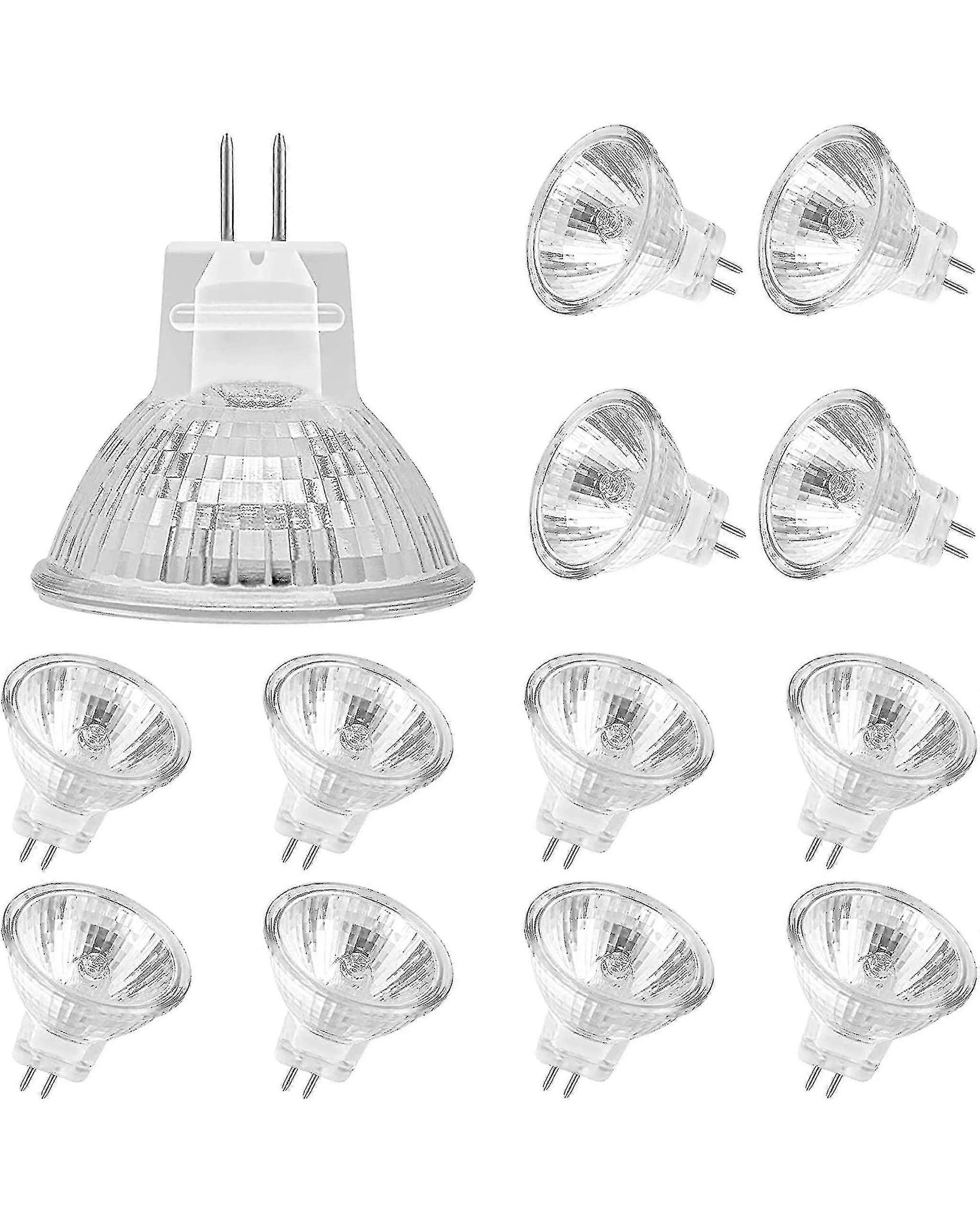 Mr11 12v 20w Halogenlampen, Gu4-sockel, 12er-pack, Dimmbar, Warmweiß 2700k