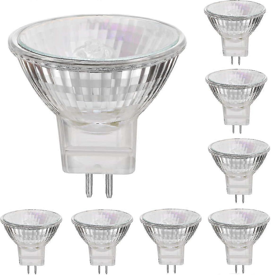 Gu4 12v 35w Halogenlampe, Spot, Warmweiß 2800k, Dimmbar, 8er-pack