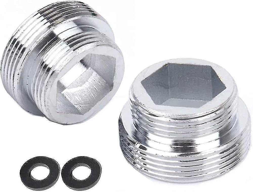Set Mit 2 Massiven Metall-wasserhahnadaptern Für Küchenarmaturen-luftsprudler (m18 Auf M22) - Yuhao