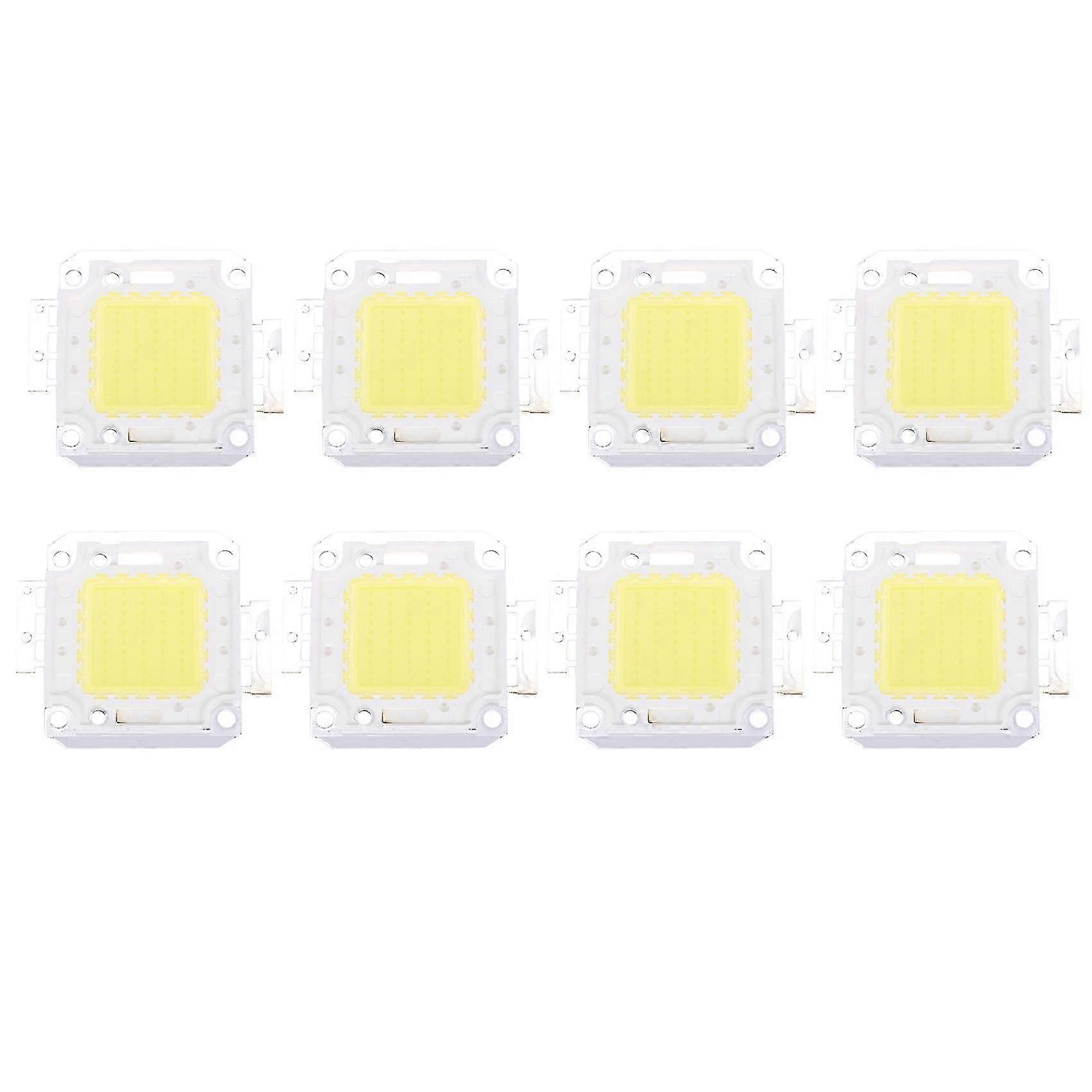 Hochleistungs-led-lampe (50 W), Weiß, 3800 Lm, 6500 K, 8er-pack