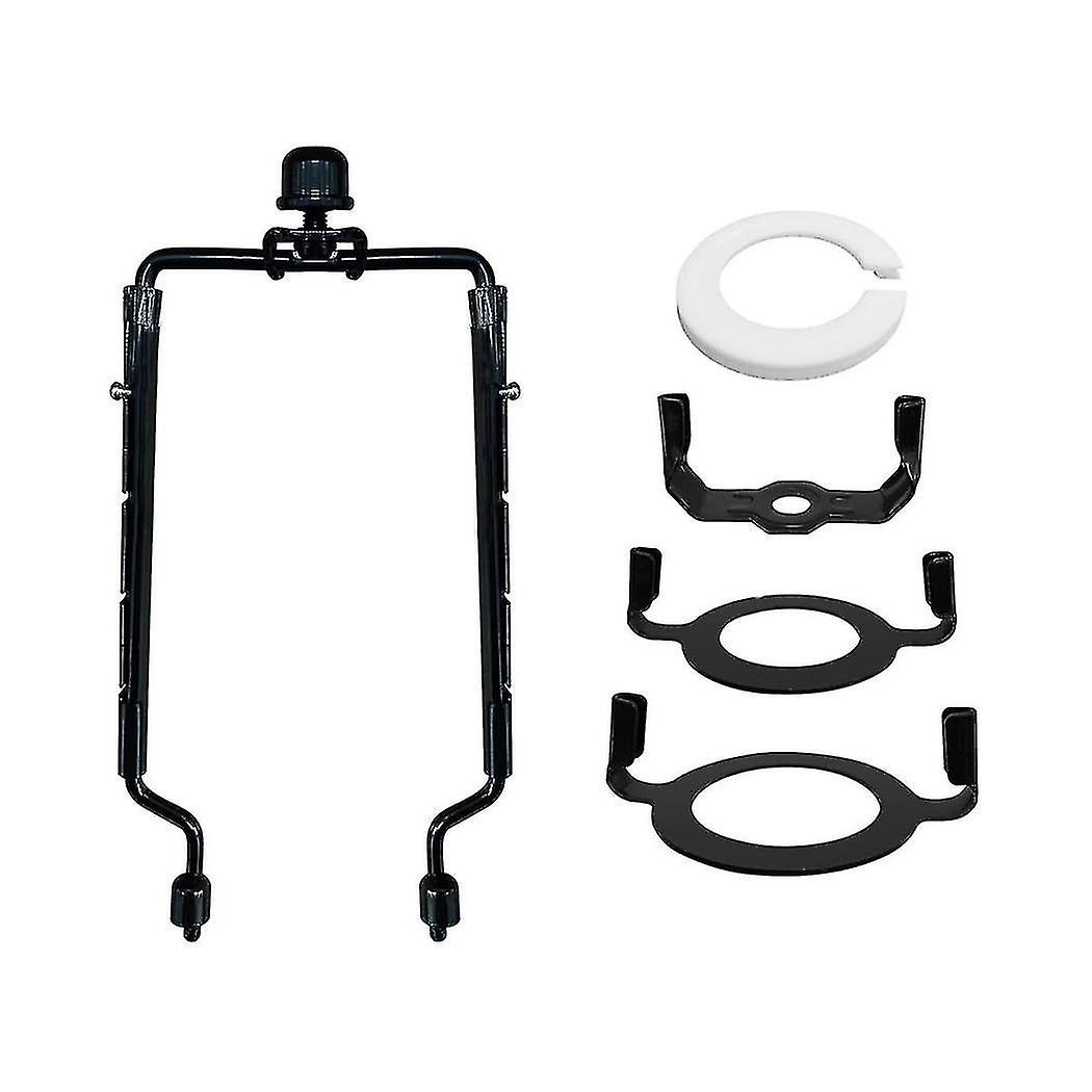 Verstellbare 7-zoll-harfenlampenfassung, E14, E26, E27, Verstellbares Harfenlampenfassungs-set, Schwarzer Fassungsadapter Fra-yuyu