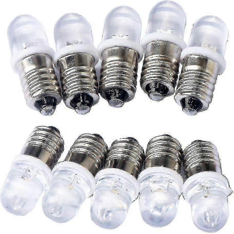10er-pack E10 12v Warmweiße Led-lampen, Strahler