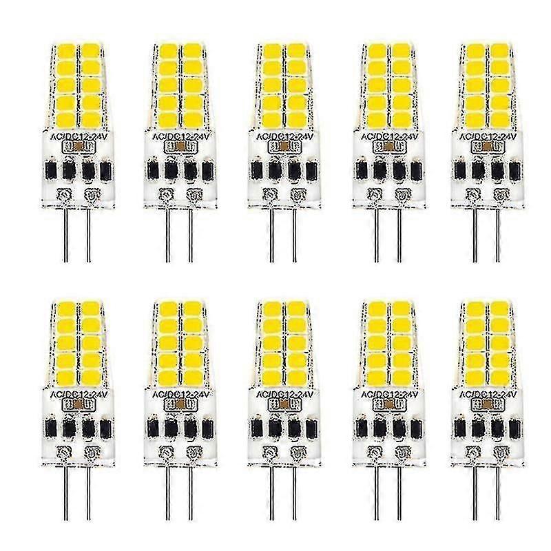 Packung Mit 10 G4-led-lampen, 12–24 V Ac/dc, 3 W (entspricht 30 W Halogenlampe), 360° Abstrahlwinkel, 20 Smd 2835 Leds