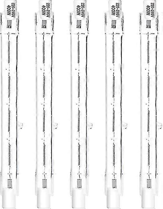 5er-packung R7s 118 Mm 400 W Dimmbare Halogenlampen, 220–240 V, J118-sockel