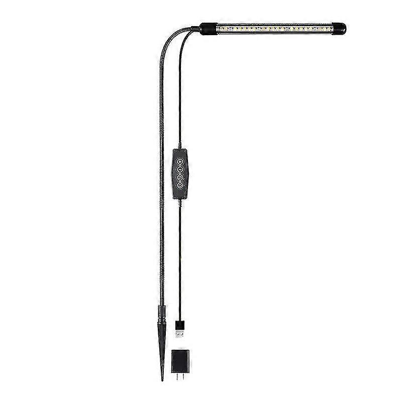 Vollspektrum-pflanzenlampe (6000 K) Für Zimmerpflanzen, Schwanenhals-gartenbaulampe Für Sämlinge