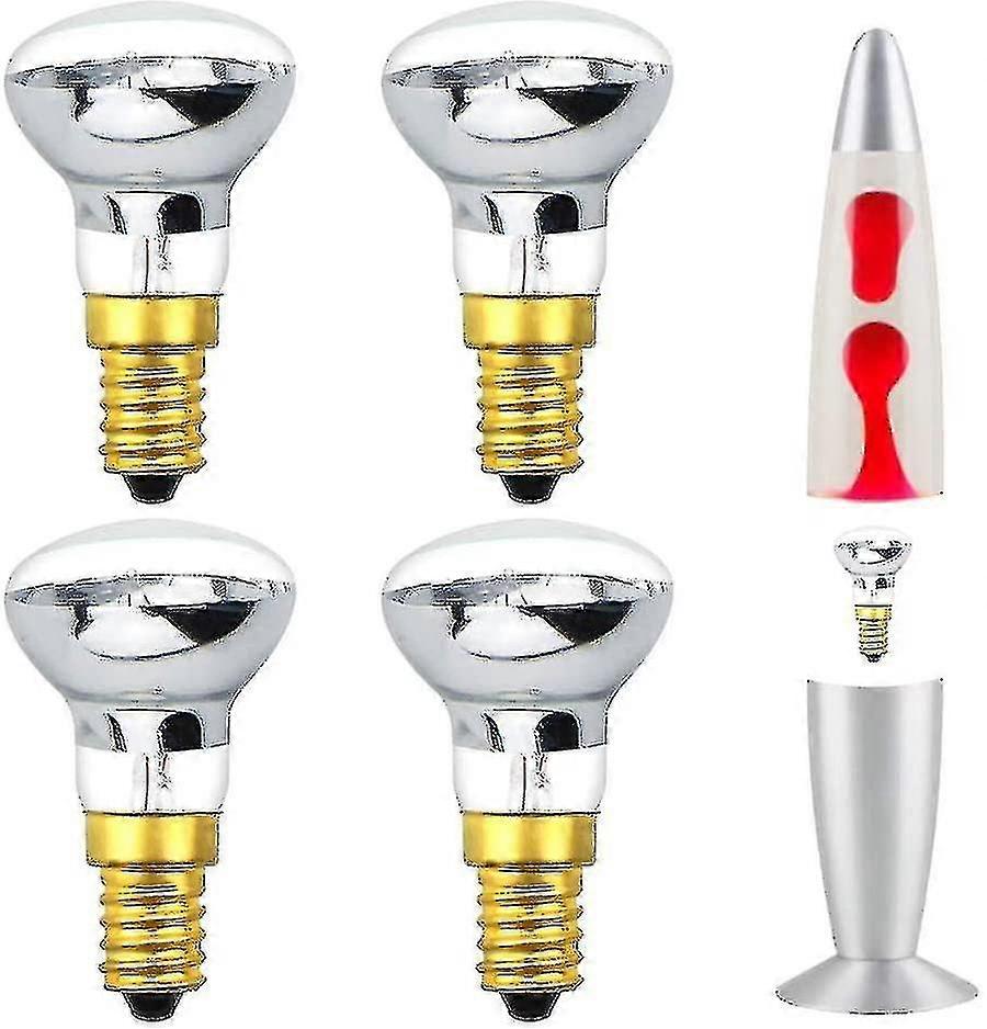 25w E14 R39 Warmweiße Lavalampe Mit Reflektor Und Schraubendreher (4er-pack)