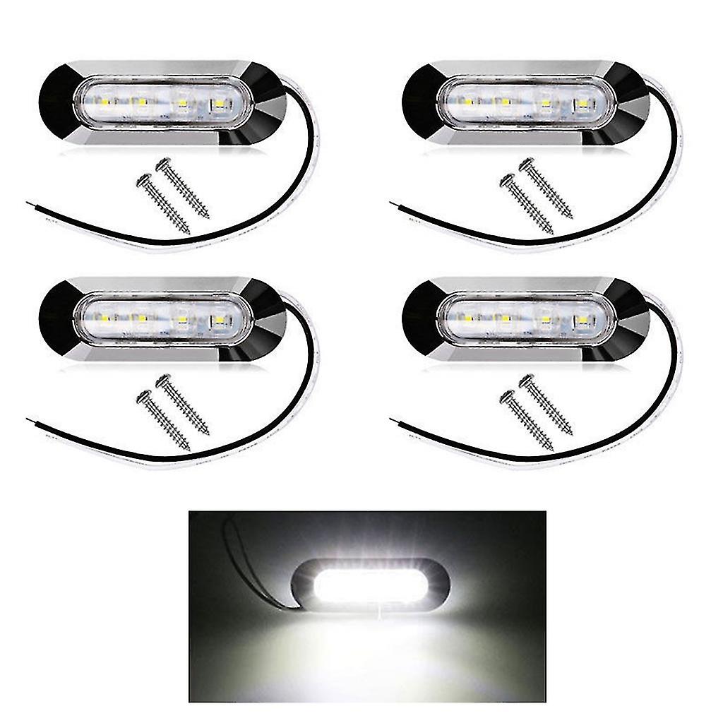 4 Seitenmarkierungsleuchten Mit 4 Leds, Vordere Und Hintere Markierungsleuchten - Yu