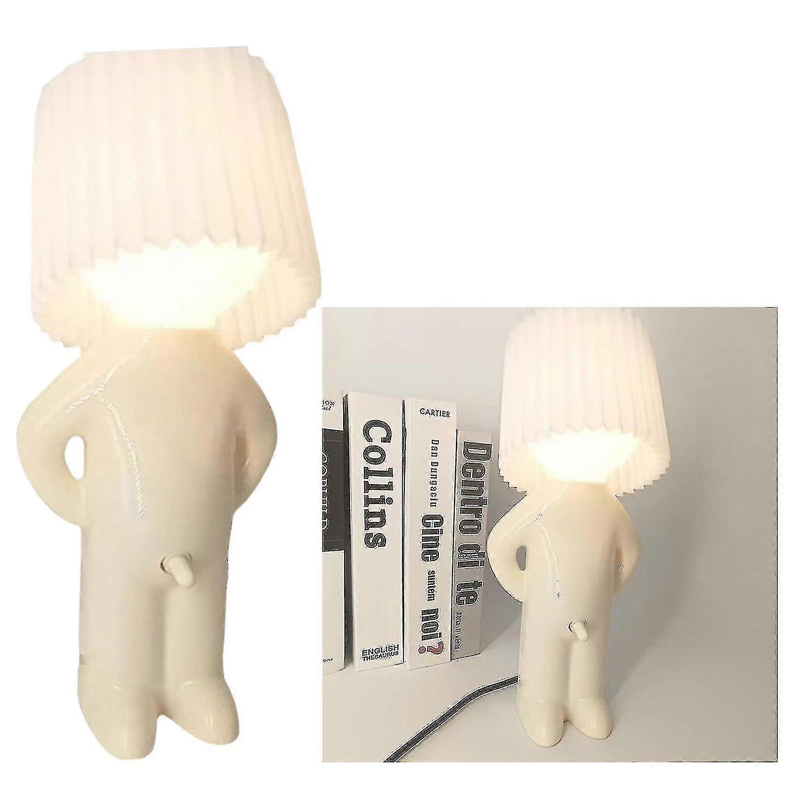 Kreative Schreibtischlampe „schüchterner Junge“ – Lustiges Nachtlicht Fürs Kinderzimmer