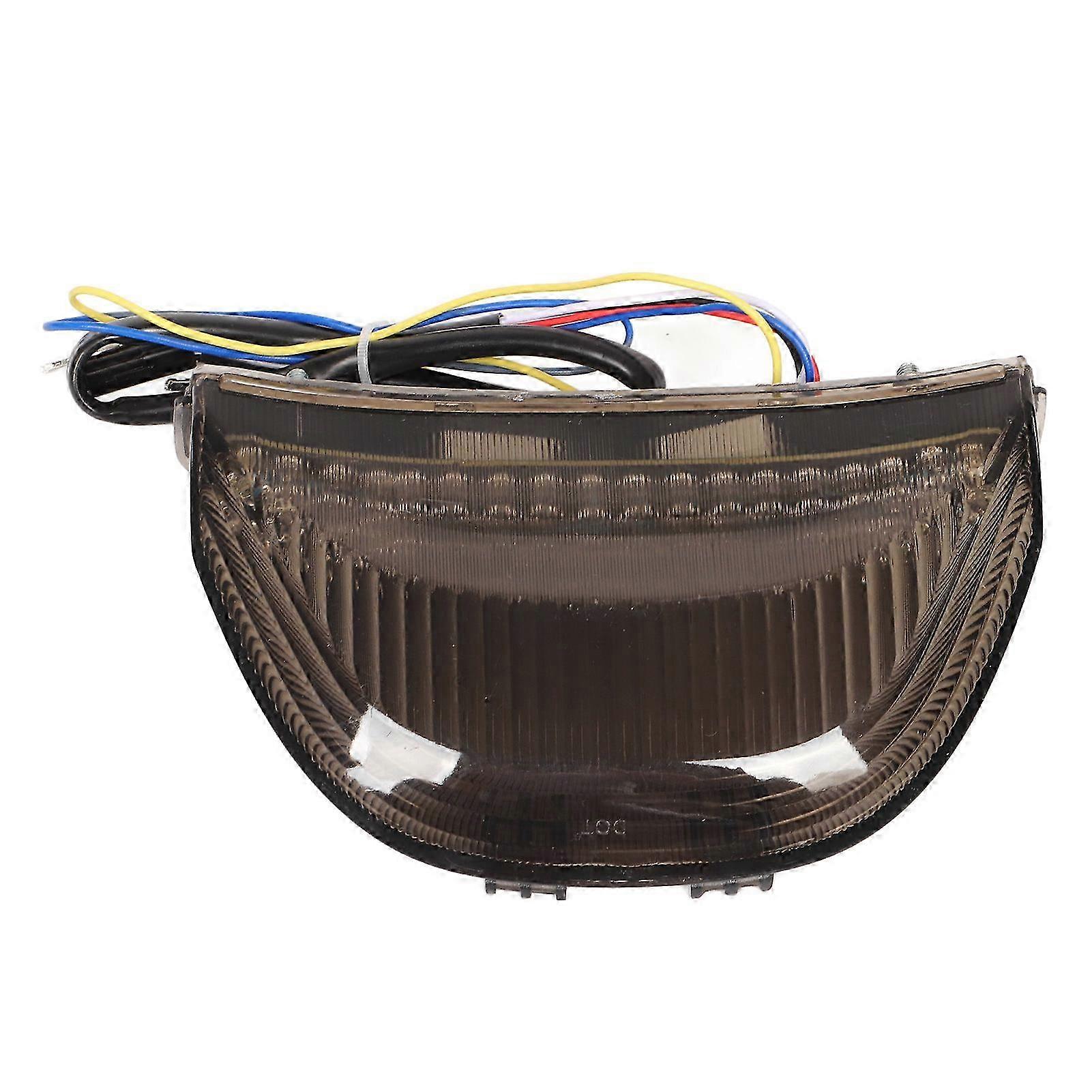 12v Led-rücklicht Für Motorräder, Blinker, Getönte Linse, Ersatzteil Kompatibel Mit Einigen Marken (2004-2007).