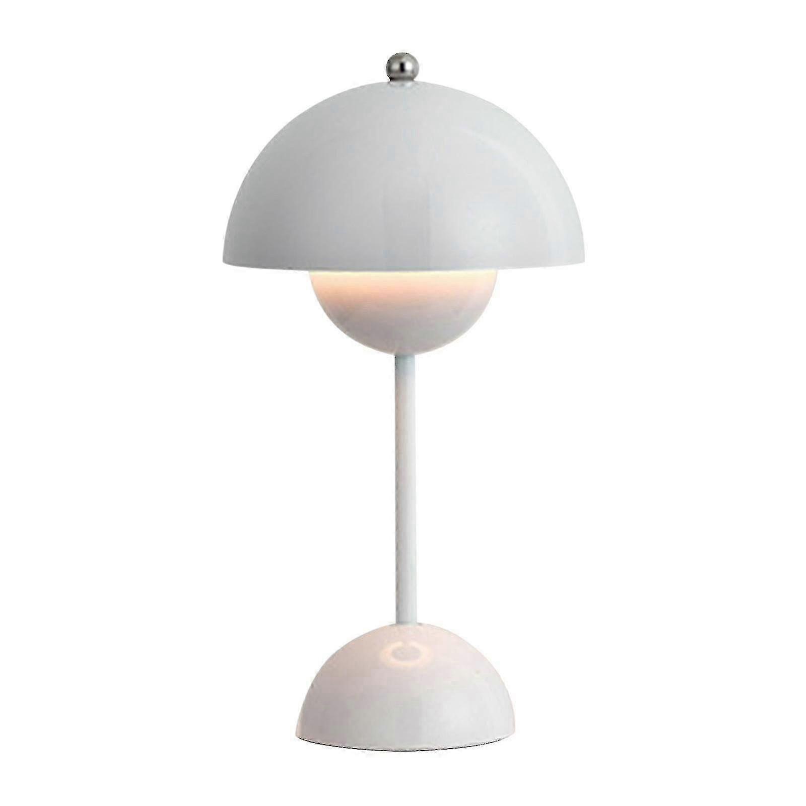 Wiederaufladbare Tischleuchte Im Dänisch-skandinavischen Stil, In Form Einer Blütenknospe, Mit Usb-anschluss Und Einstellbarem Licht.