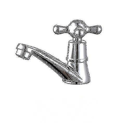 Einzel-kaltwasser-waschtischarmatur, Verchromte Einzel-kaltwasser-waschtischarmatur, Für Bad, Wc, Waschbecken Und Küche [xc]