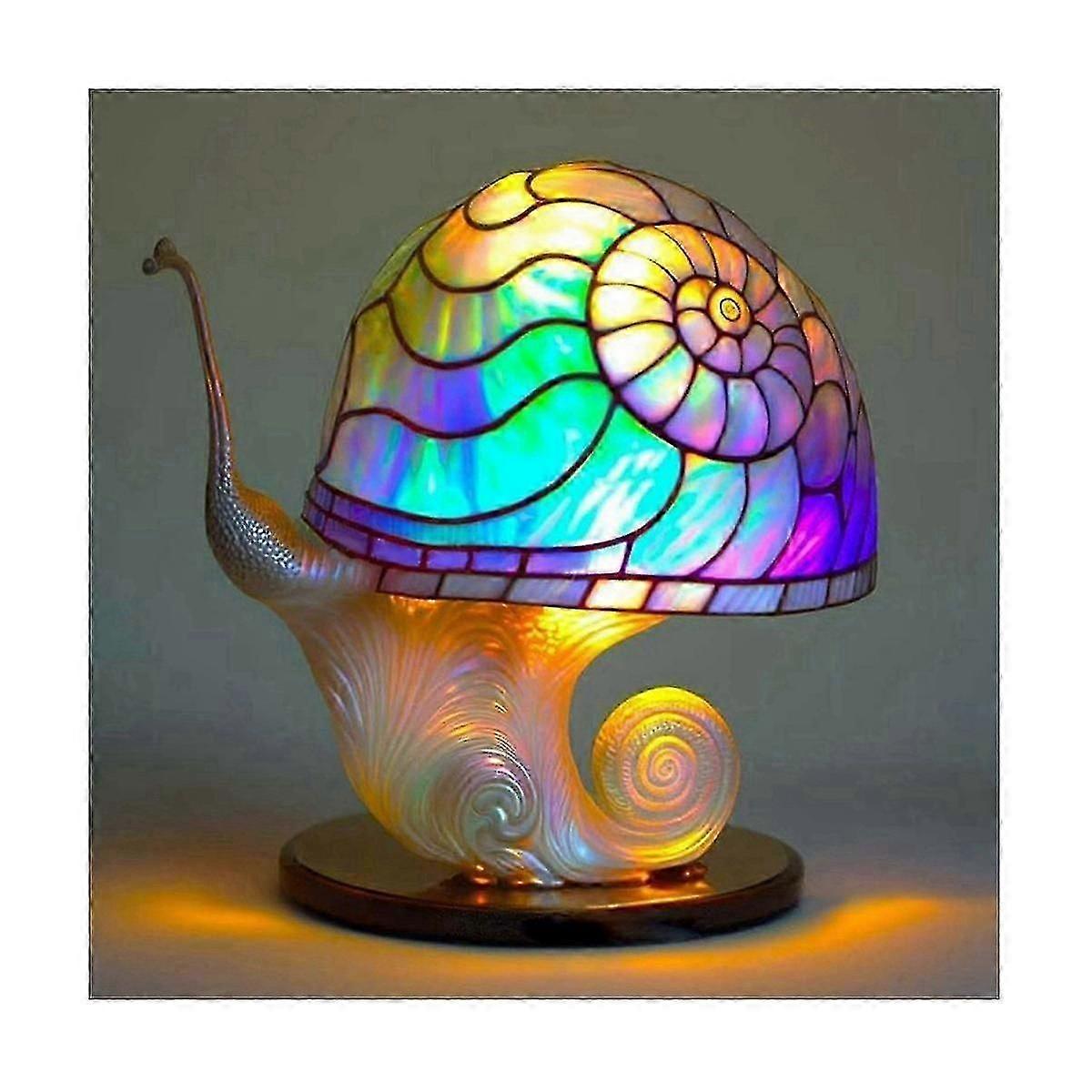 Bunte Retro-pilz-tischlampe, Nachttischlampe Für Stimmungsvolles Schlafzimmerambiente
