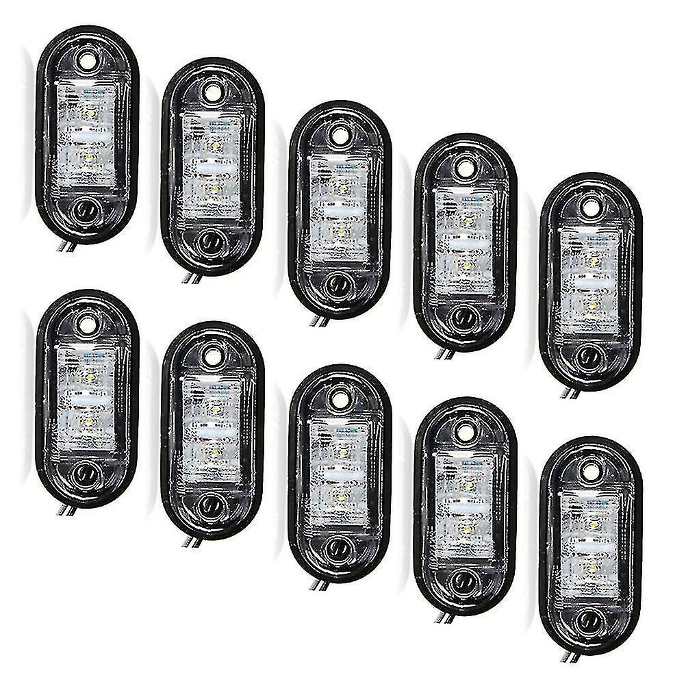 10er-pack Led-signalleuchten Für Anhänger Und Lkw, Led-seitenmarkierungsleuchten - Yuyu