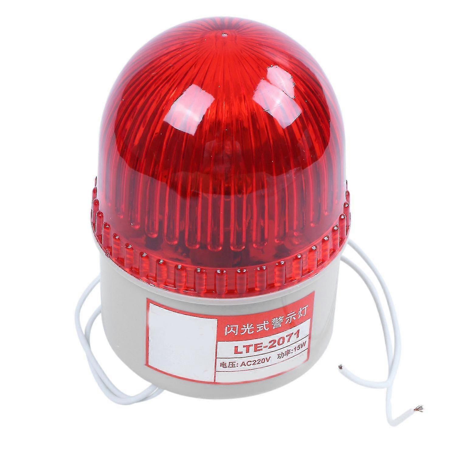 Roter Industrie-signalturm, 220 V, 15 W, Mit Blinklicht Für Mehr Sicherheit