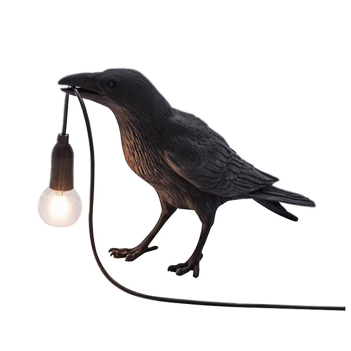 Rabenlampe Mit Glühbirne, Gotischer Stil, Ideal Zur Dekoration Eines Schlafzimmers.