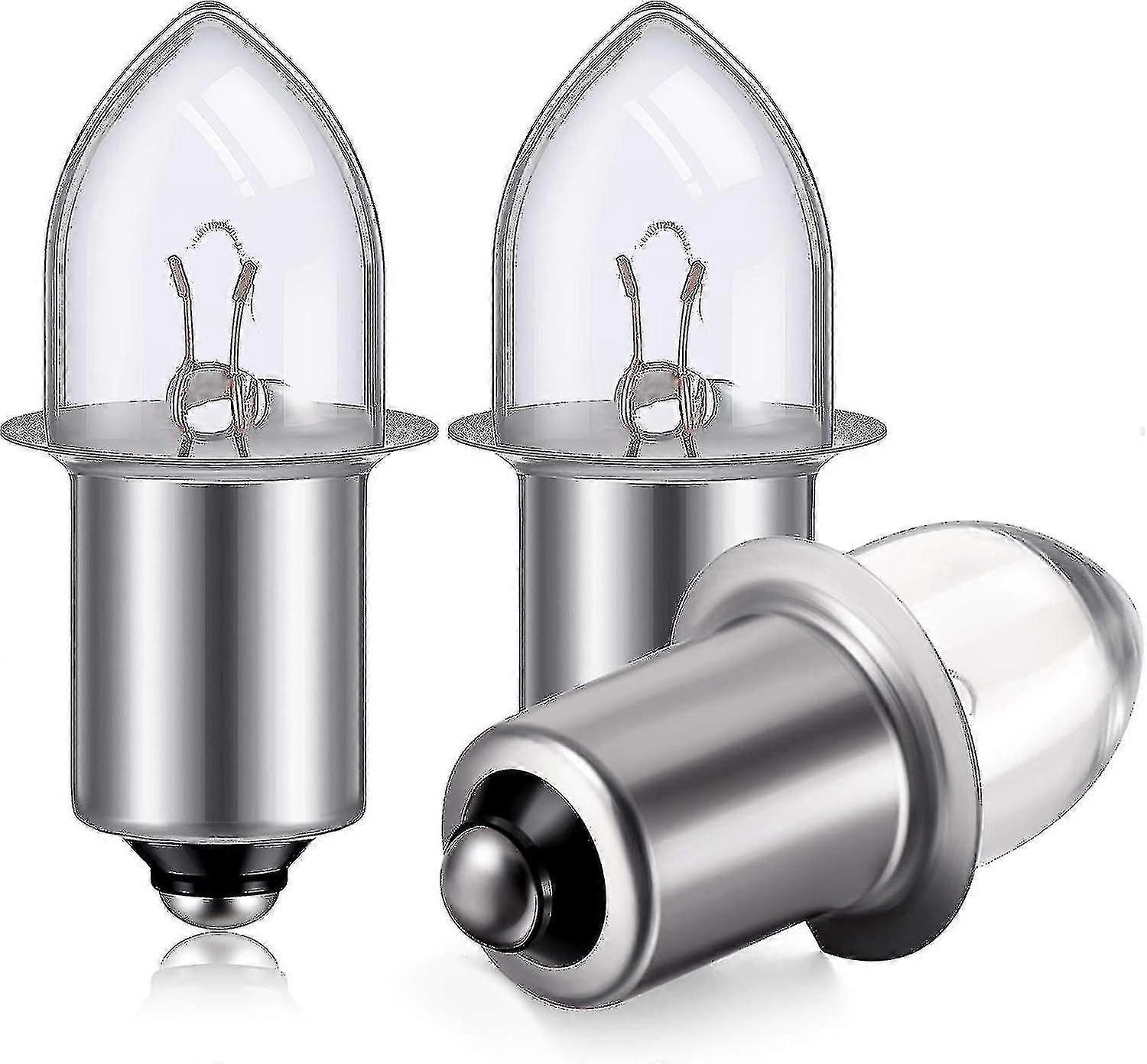 Krypton-ersatzbirnen Für 6v 4,8v 0,75a Taschenlampen, Bajonettsockel (3er-pack)