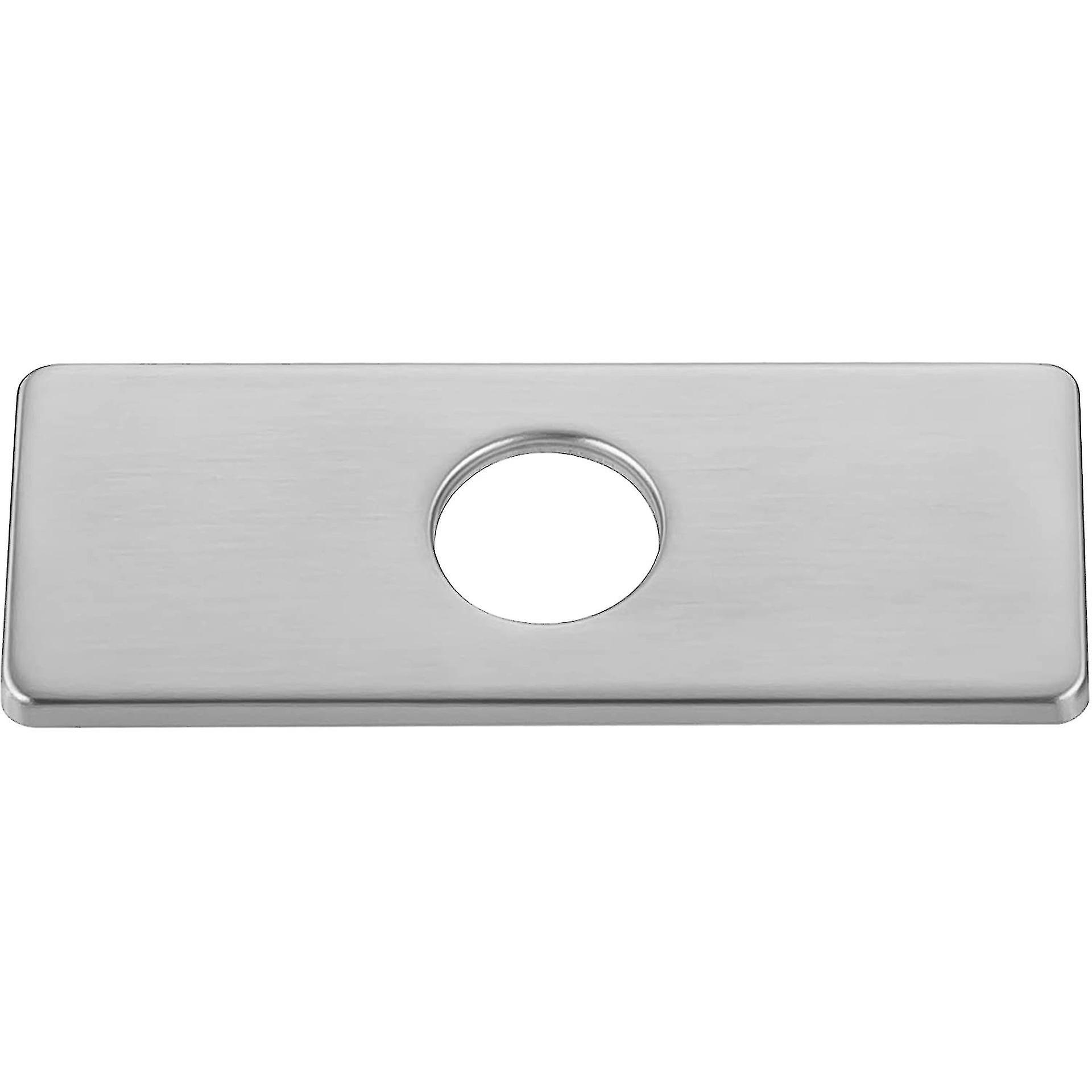Abdeckplatte Aus Edelstahl Für Küchen- Oder Badezimmerarmaturen. (silber, 1 Stück) - Yuyu