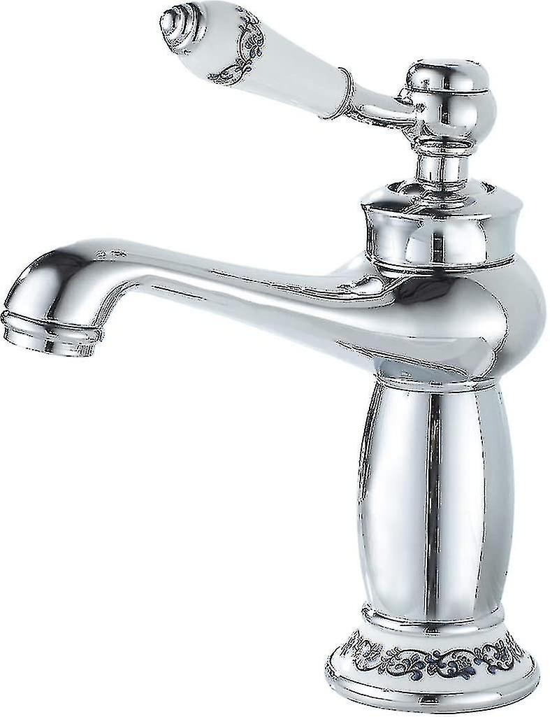 Waschtischarmatur, Verchromte Einhebel-mischbatterie, Für Waschbecken Oder Spülbecken, Thermostatisch Geregelte Warm-/kaltwasserarmatur - Hy