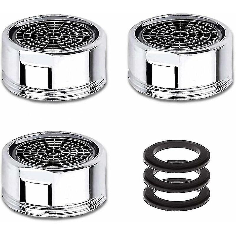 M20 Wasserhahn-luftsprudler, 3-teiliger Wassersparender Wasserhahn-luftsprudler Mit Edelstahlfilter, Wasserhahnfilter (20-mm-außengewinde) Thsinde-hy