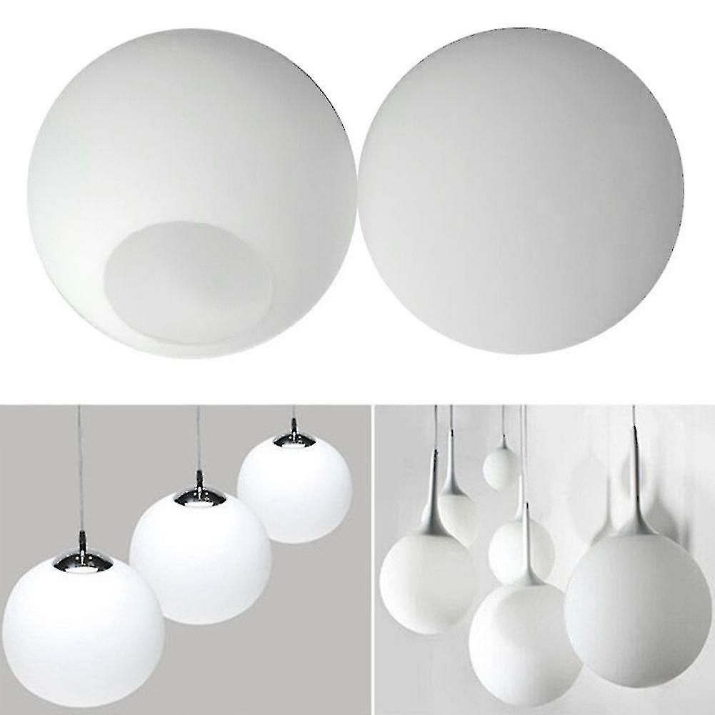 Runder Ersatzlampenschirm Aus Mattweißem Glas Für Die Lampe Fixtur-yuhao