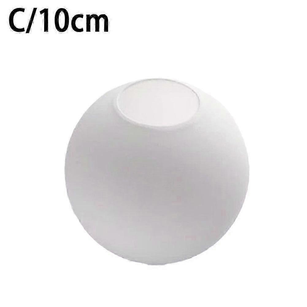 Ersatz-lampenschirm Aus Mattweißem Glas Für Runde Lampe (fassung)