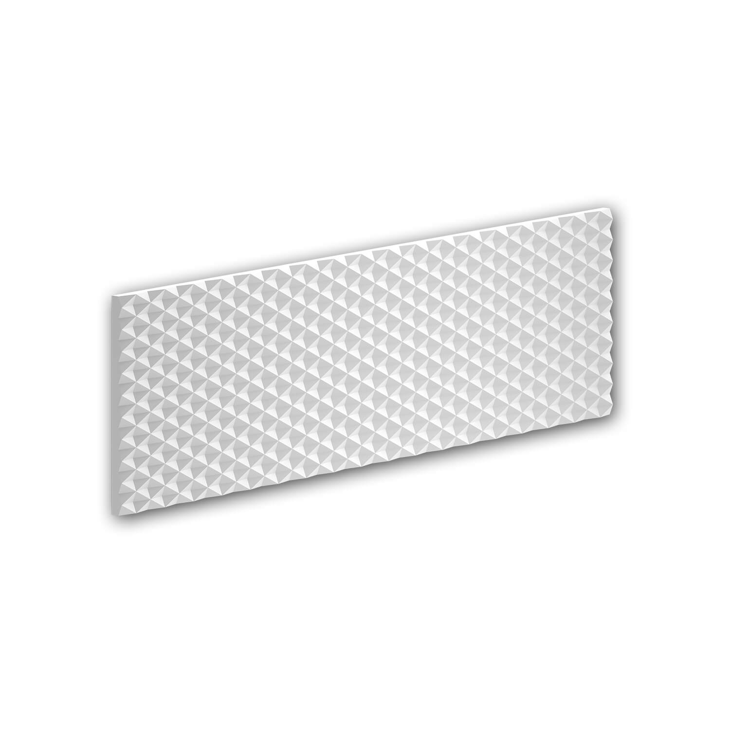 3d Wandpaneel Profhome 159904 Wandvertäfelung Akustikpaneel Zierelement Modernes Design Weiß 90 X 25 Cm