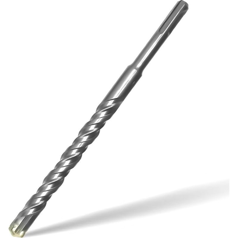 16 Mm X 200 Mm Sds Plus Bohrer Mit 4 Hartmetallschneiden Und Doppelschraube, Für Beton Und Naturstein
