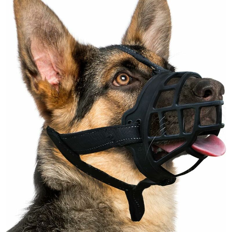 Silikon-hundemaulkorb – Weich Und Ergonomisch – Ermöglicht Trinken Und Hecheln – Geeignet Für Hunde Mit Langer Schnauze