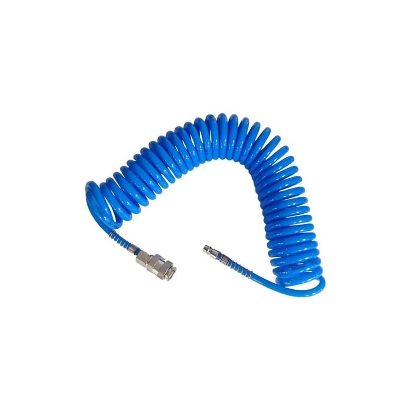 M Druckluftschlauch, Pu-kompressorschlauch, Explosionsgeschützter Pneumatikschlauch Mit 1/4"-anschluss, Durchmesser 5 × 8 Mm, Für Gastransport (blau)
