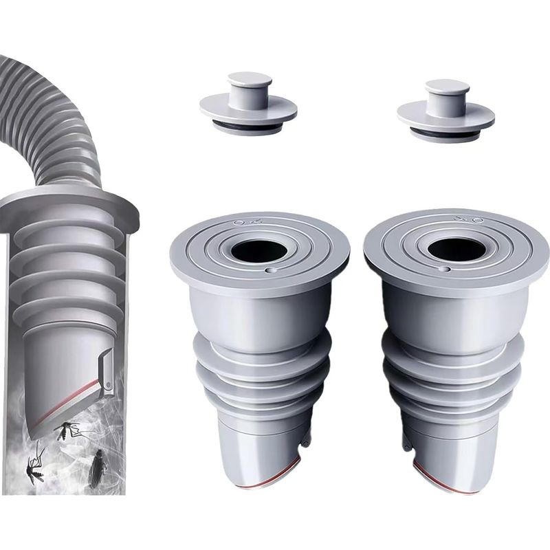 Geruchsstopper Für Waschmaschinen, 35-40 Mm Waschmaschinenschlauchdichtung, Geruchsstopper-ablaufschlauchdichtung Für Waschmaschinen (2 Stück)