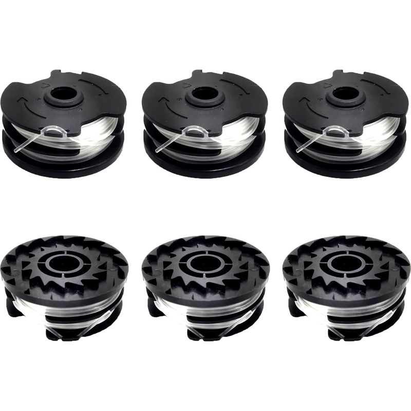 6er-pack Ersatzfadenspulen Für Lidl Parkside Rasentrimmer Prta 20-li A1, B2, C3, Prt 550 A1, A3, Prt 300 A1 – 2 X 4 M, 1,6 Mm