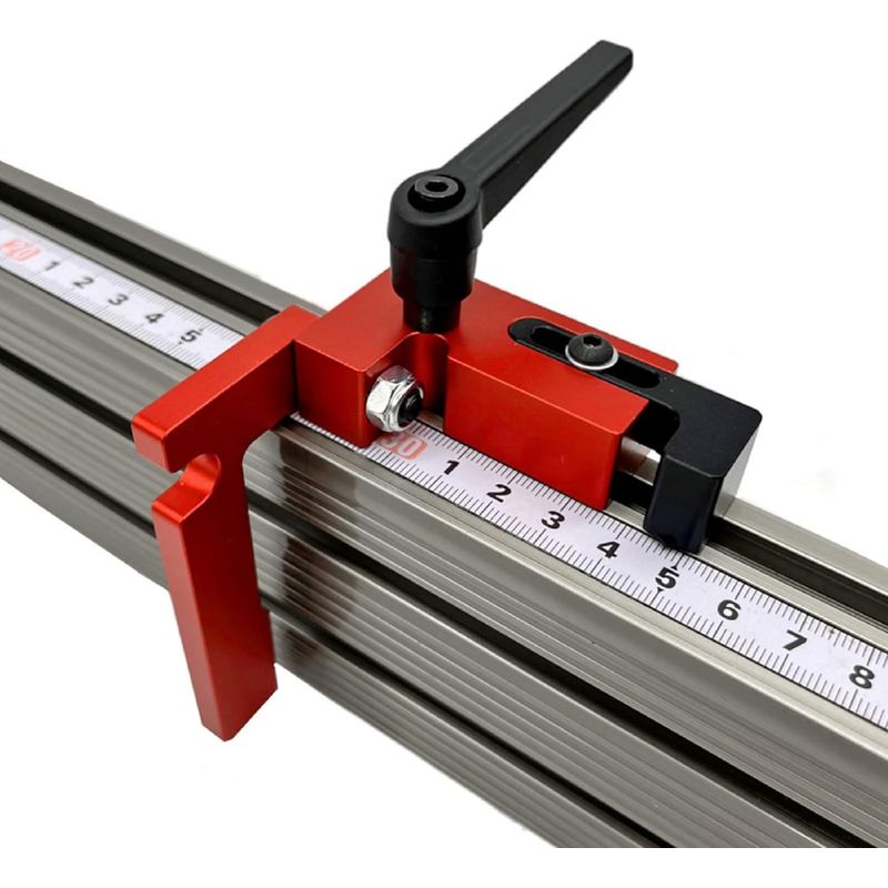 T-nut-anschlag Aus Aluminiumlegierung Typ 75, Anschlag Für Gehrungsschienen, Begrenzer Für Holzbearbeitung, Handwerkzeug, Aluminiumlegierung, Gleitstück, T-verriegelungsstopper (typ 75)