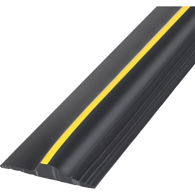 M/18 Mm Garagentorschwellendichtung, Gummidichtung, Universelle Garagentordichtung Für Garagen, Schuppen, Lagerhallen, Werkstätten, Schwarz
