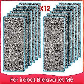 12er-packung Feuchtreinigungstücher Für Den Irobot Braava Jet M6 Saugroboter – Ersatzreinigungszubehör